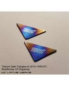 Subaru Titanium Dash Triangles: 2015+ WRX/STi