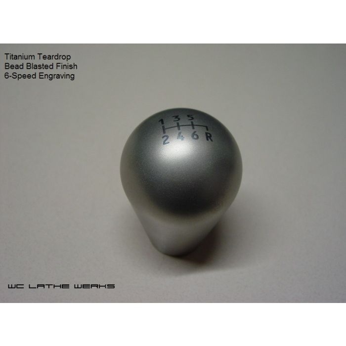 S2000 Titanium Teardrop Shift Knob
