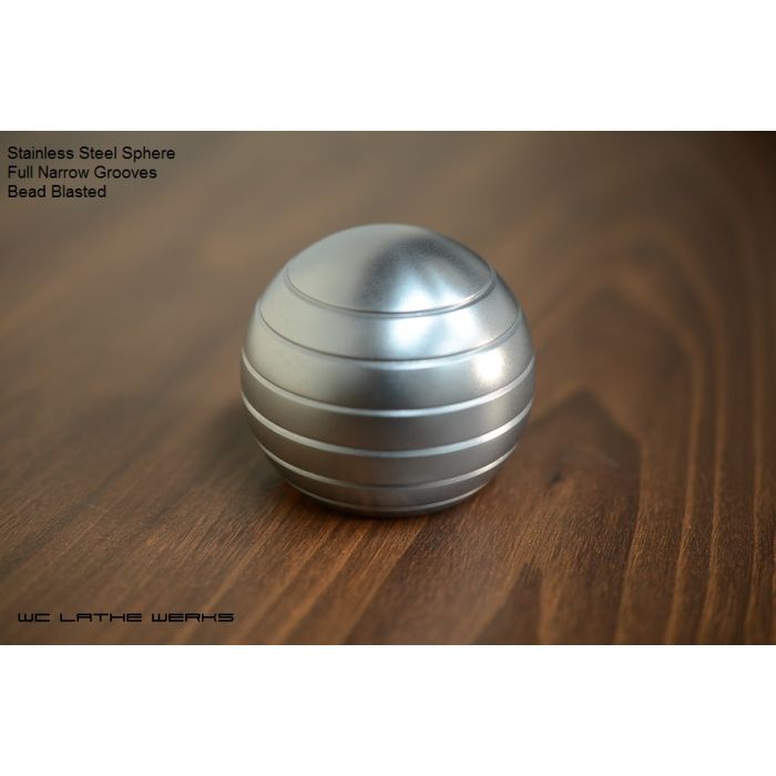 NEW Hand made WC Lathe Werks Corvette C6 Stainless Steel Sphere shift knob