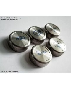 Porsche 993 Titanium Dash Knobs